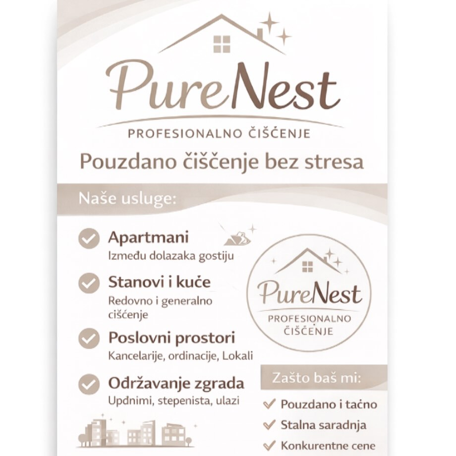 Lista usluga PureNest